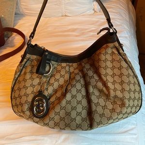 Gucci Monogram Medium Sukey Tote